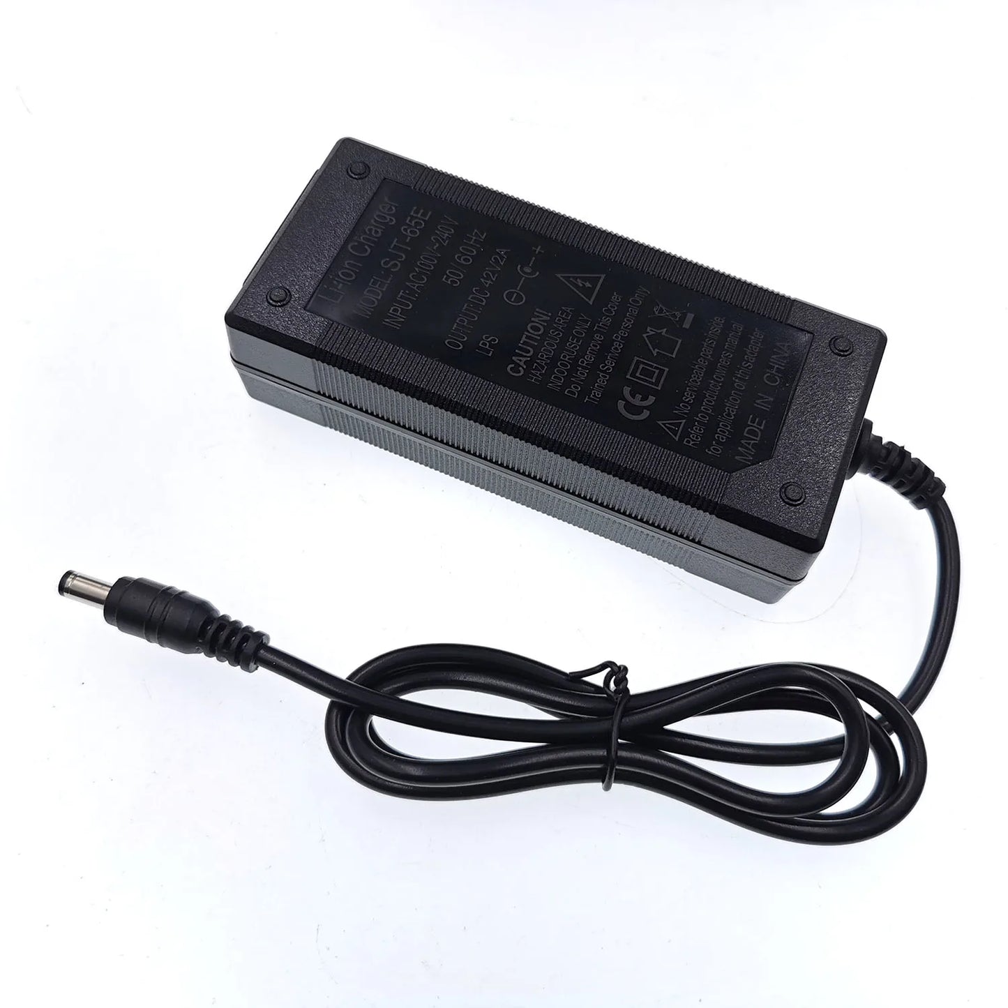 36V 2A battery charger Output 42V 2A Charger Input 100-240 VAC Lithium Li-ion Li-poly Charger For 10Series 36V Battery